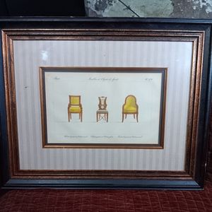 Hall's c.1800 Furniture Litho by Maincent